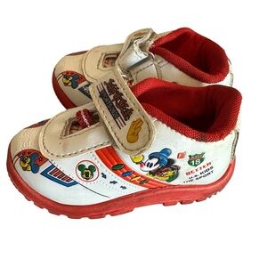 Kids Mickey Mouse Sneakers - Red and White